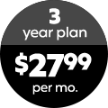 3
year plan $27.99 per mo.